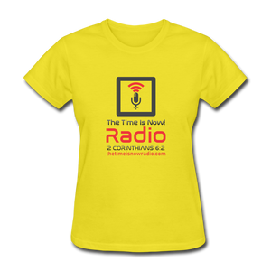 The Time Is Now-Women's - yellow