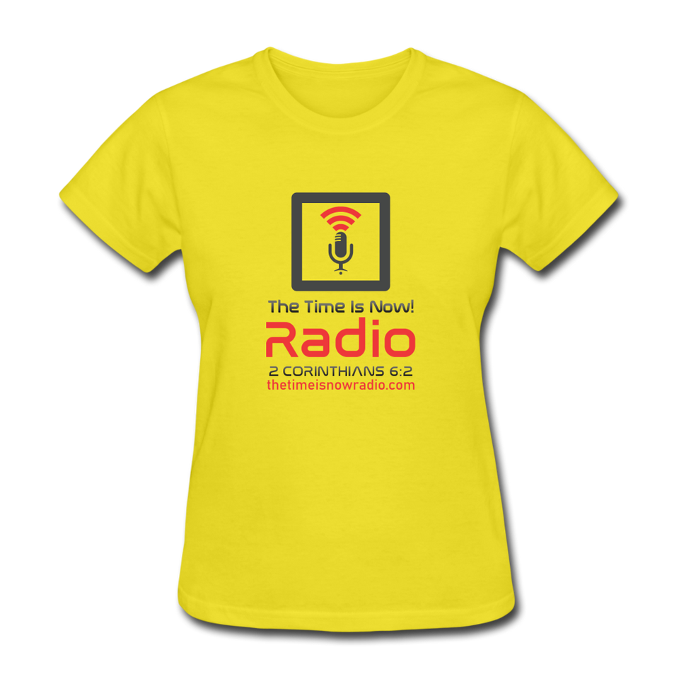 The Time Is Now-Women's - yellow