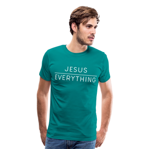 Jesus Over Everything-Men's - teal