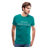 Jesus Over Everything-Men's - teal