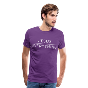 Jesus Over Everything-Men's - purple