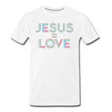 Jesus=Love Men's - white