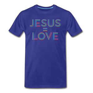 Jesus=Love Men's - royal blue