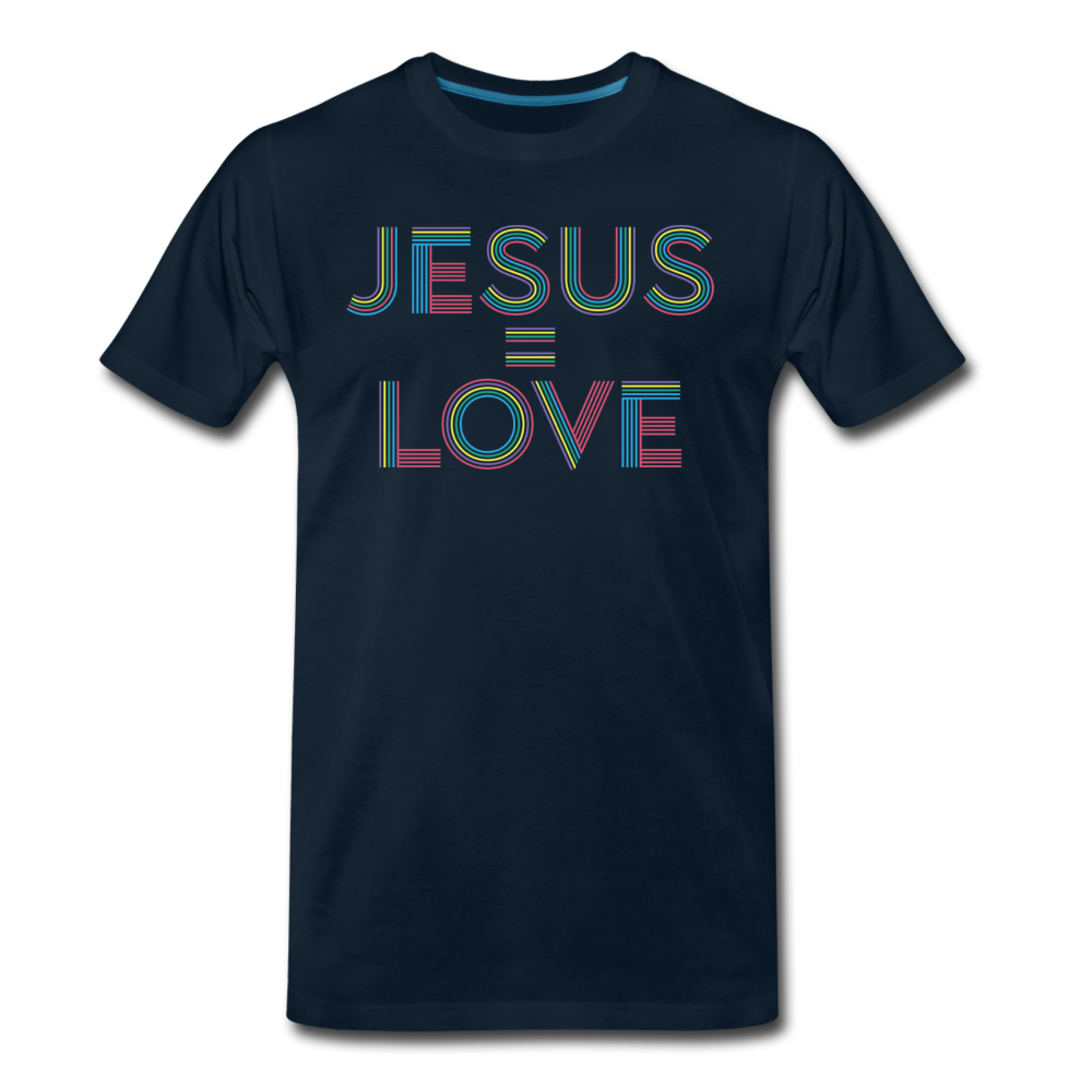 Jesus=Love Men's - deep navy