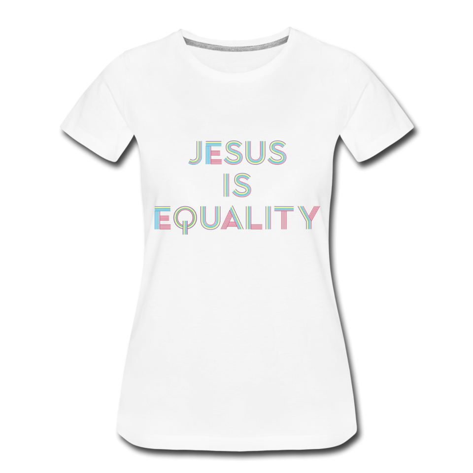 Jesus Is Equality-Women's - white