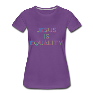 Jesus Is Equality-Women's - purple