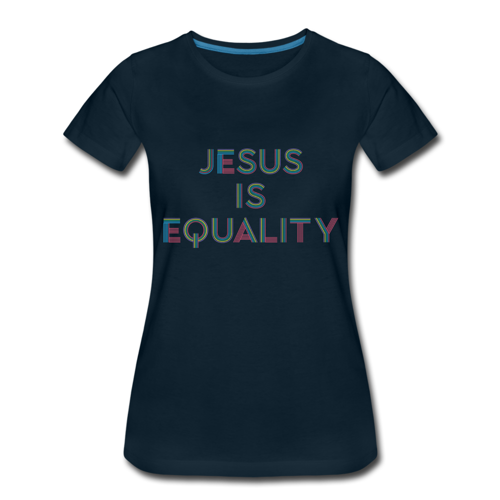 Jesus Is Equality-Women's - deep navy