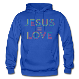 Jesus=Love - royal blue