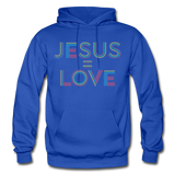 Jesus=Love - royal blue