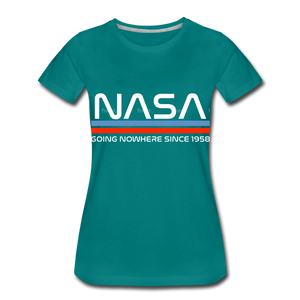 NASA Going Nowhere - teal