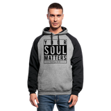 Your Soul Matters-Hoodie - heather gray/black