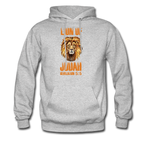 Lion of Judah-Hoodie - heather gray