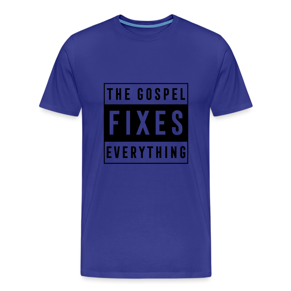 The Gospel Fixes Everything - royal blue