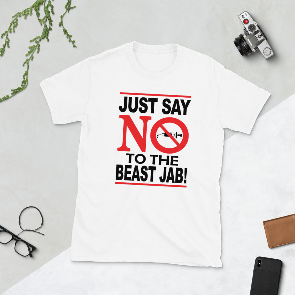 Just Say NO-White Shirts